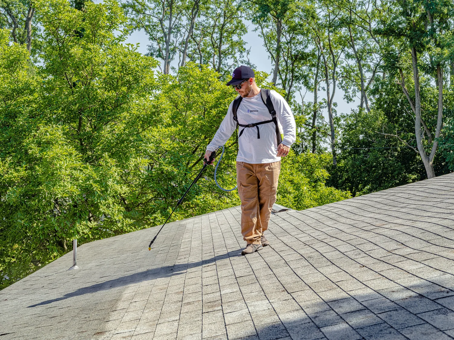 Roof protection treatment by Nano Protection Pros